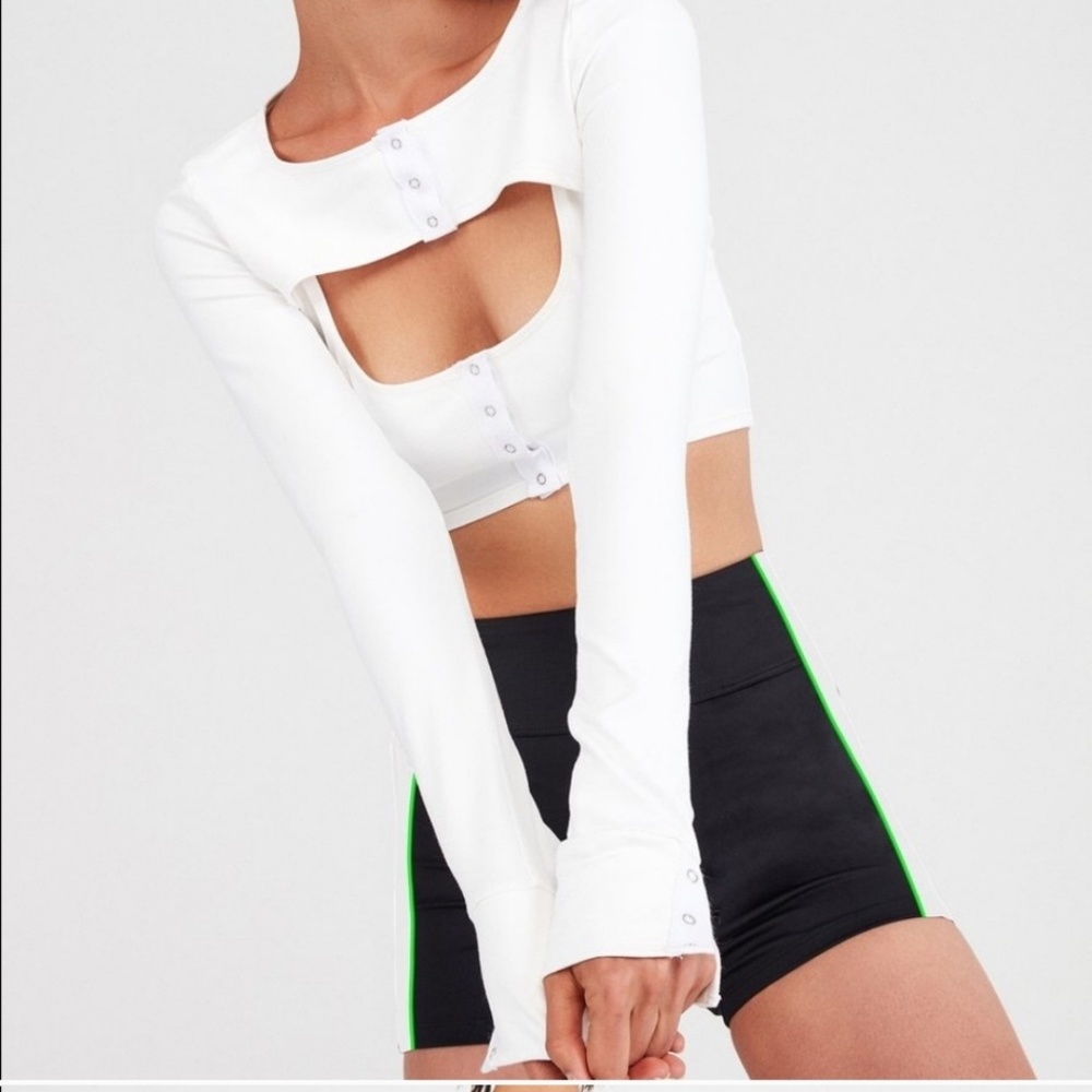 For Love + Lemons Avril Layered Top and Shorts Set